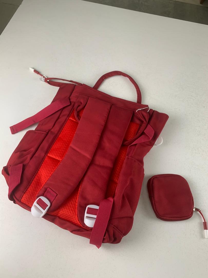Ensemble de sacs d’école Kawai pour Enfants 2Pcs Avec Pochette Rouge – محفظة 2 قطع كاواي مع محفظة صغيرة أحمر تنزوت