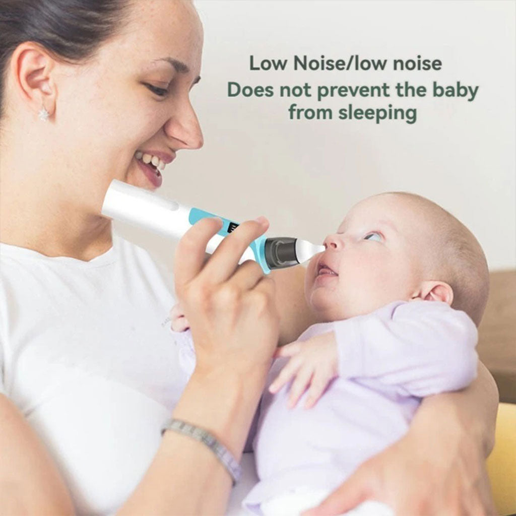 Aspirateur Nasal Électrique pour Bébé Adapté aux Nourrissons et Nouveau-nés – جهاز شفط للرضع - تنزوت