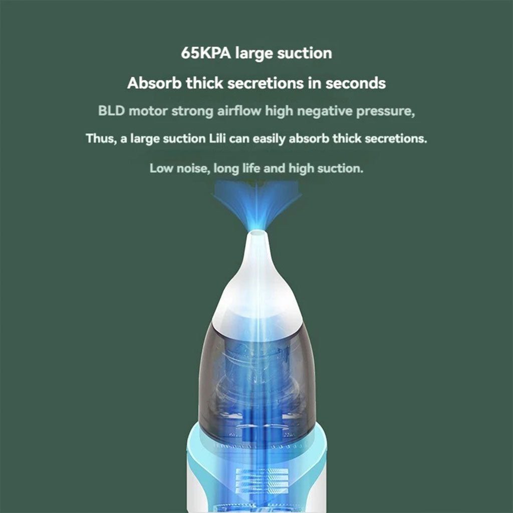 Aspirateur Nasal Électrique pour Bébé Adapté aux Nourrissons et Nouveau-nés – جهاز شفط للرضع - تنزوت