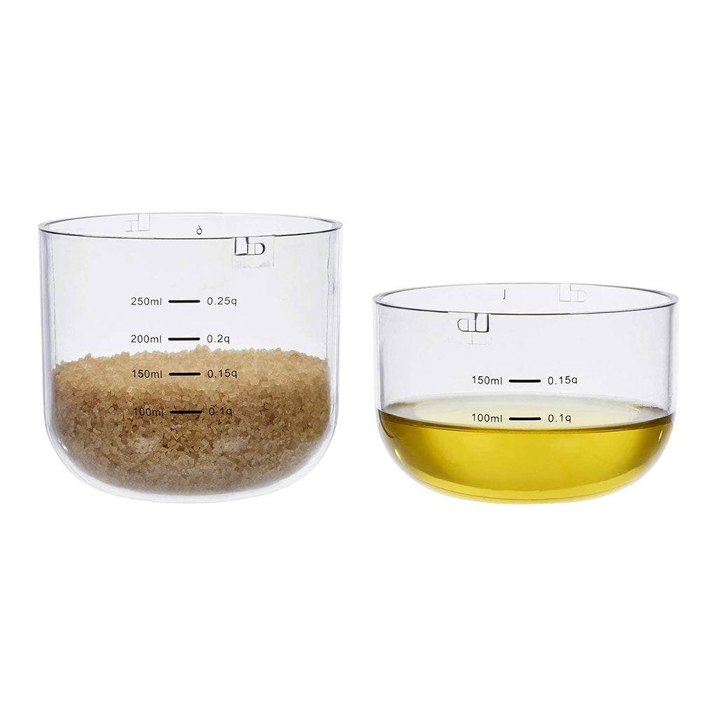 Nutrifresh Tasses de mesures multifonctions 6 en 1 pour cuisine – أداة قياس المقادير تنزوت