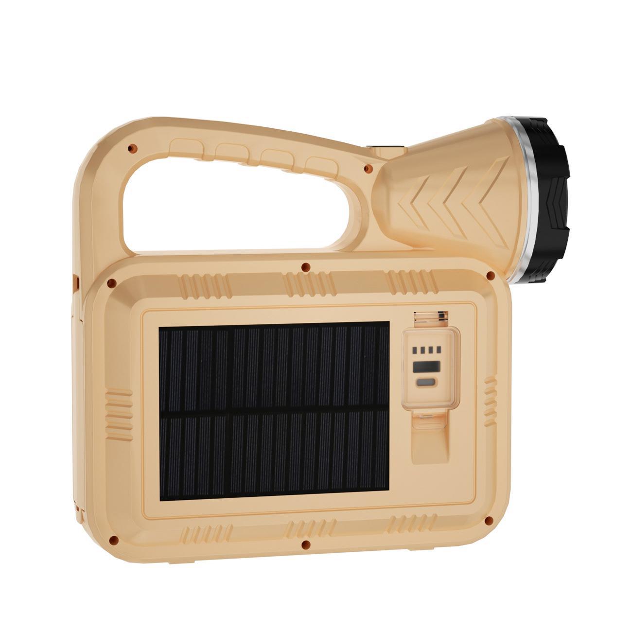 lampe de camping solaire LED à flamme d'atmosphère multifonction charge USB et Power-bank تنزوت