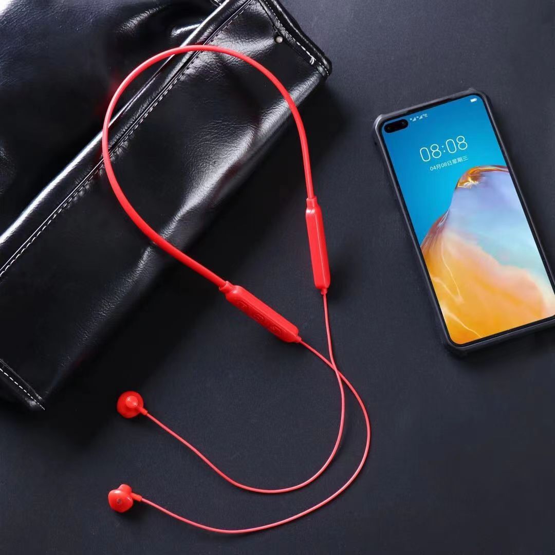 Écouteurs intra-auriculaires avec bluetooth, tour de cou sans fil étanche, couleur orange DUNTH DU-B282 - تنزوت