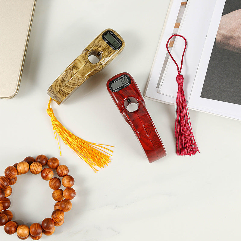 Compteur de doigt perle Tasbih islamique V2 – جهاز تسبيح رقمي محمول، سبحة صلاة مع عداد رقمي تنزوت