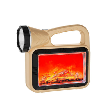 lampe de camping solaire LED à flamme d'atmosphère multifonction charge USB et Power-bank تنزوت