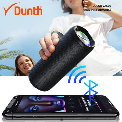 Ampli haut parleur sans fil à batterie rechargable 1200mAh, enceint bluetooth 2000W DUNTH DU-SP128 - تنزوت