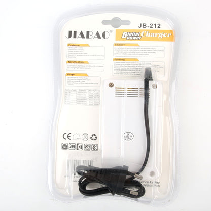 Chargeur des piles rechargable avec 4 piles Jiabao Jb-212 - شاحن البطاريات القابلة للشحن مع 4 بطاريات - تنزوت