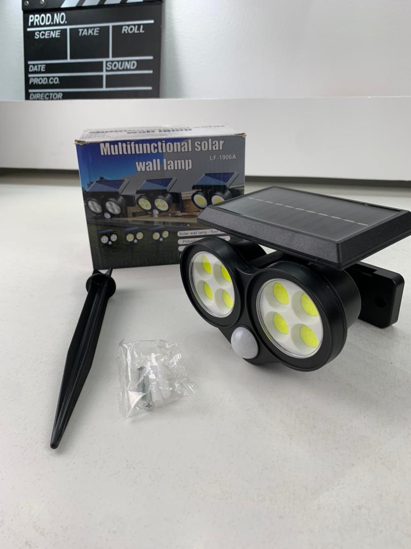 Lampe Solaire d’extérieur avec Détecteur de Mouvement LF-1906A – مصباح خارجي يعمل بالطاقة الشمسية تنزوت