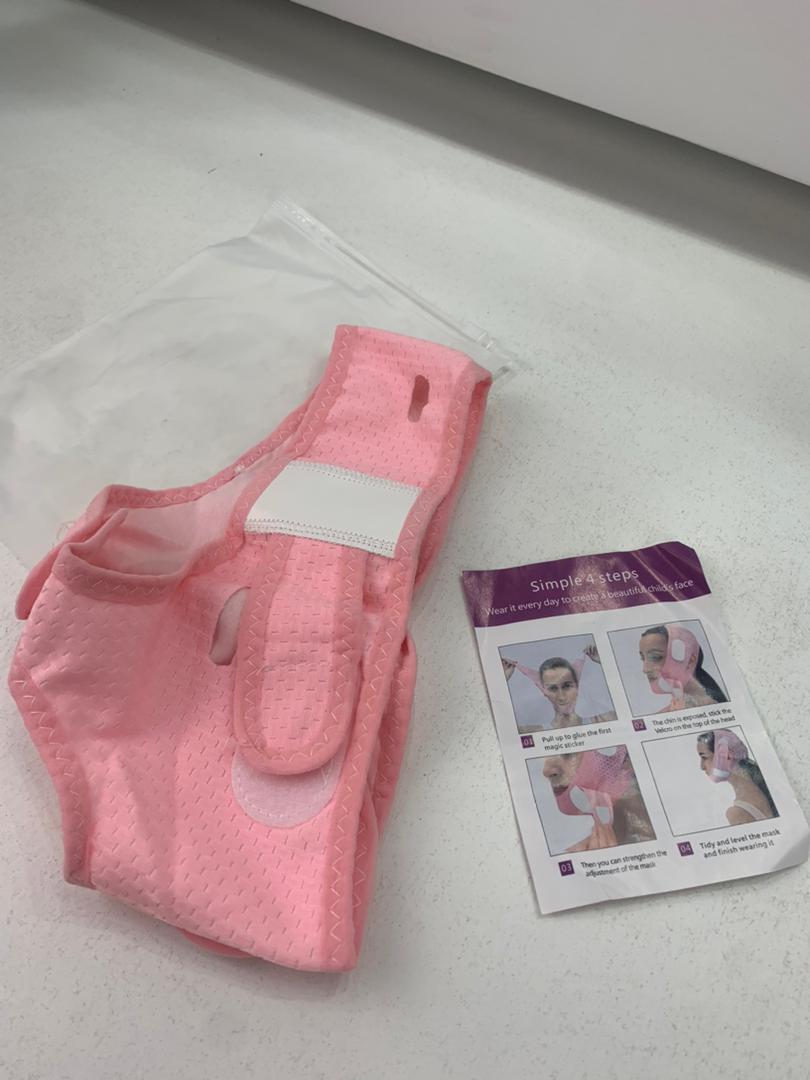 Masque facial en forme de V pour réduire le Double menton – قناع شد الوجه تنزوت