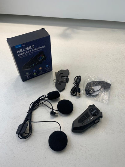 Microphone Casque Moto Sans Fil CL8 Bluetooth 5.3 avec Réduction Intelligente du Bruit – ميكروفون لاسلكي لسائقي الدراجات النارية - تنزوت