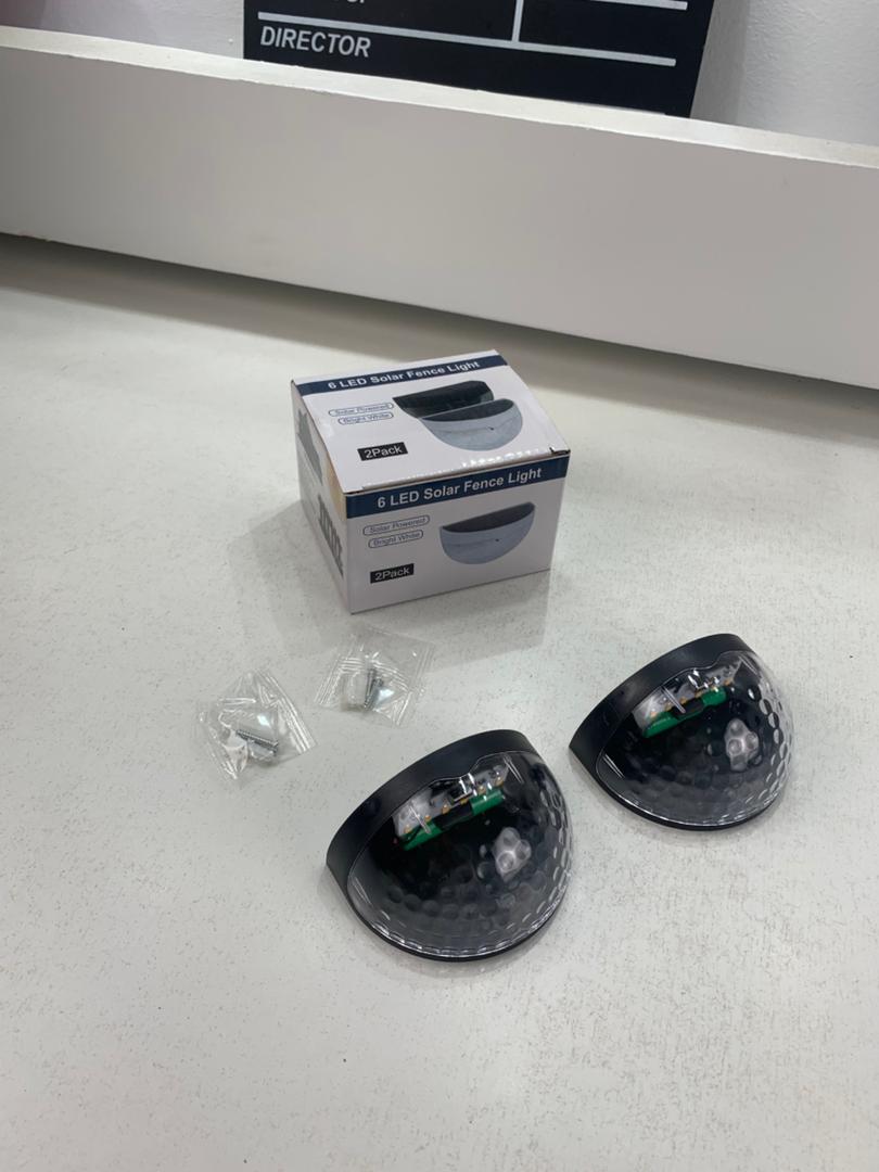 Pack 2 Lampes solaires pour clôture imperméable IP65 – مصابيح الإنارة الخارجية تنزوت