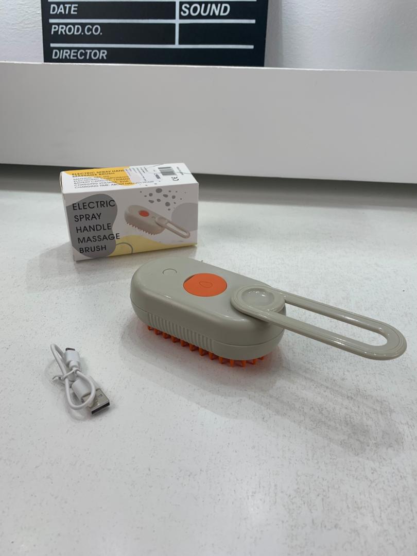 Brosse à vapeur pour chat autonettoyante 3en1 – فرشة تنظيف القطط تنزوت