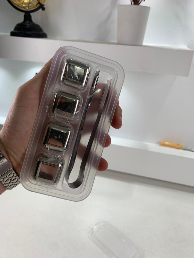 Pierres de glaçons réutilisables en acier inoxydable pour votre boisson – مكعبات الثلج للتبريد لمدة طويلة تنزوت
