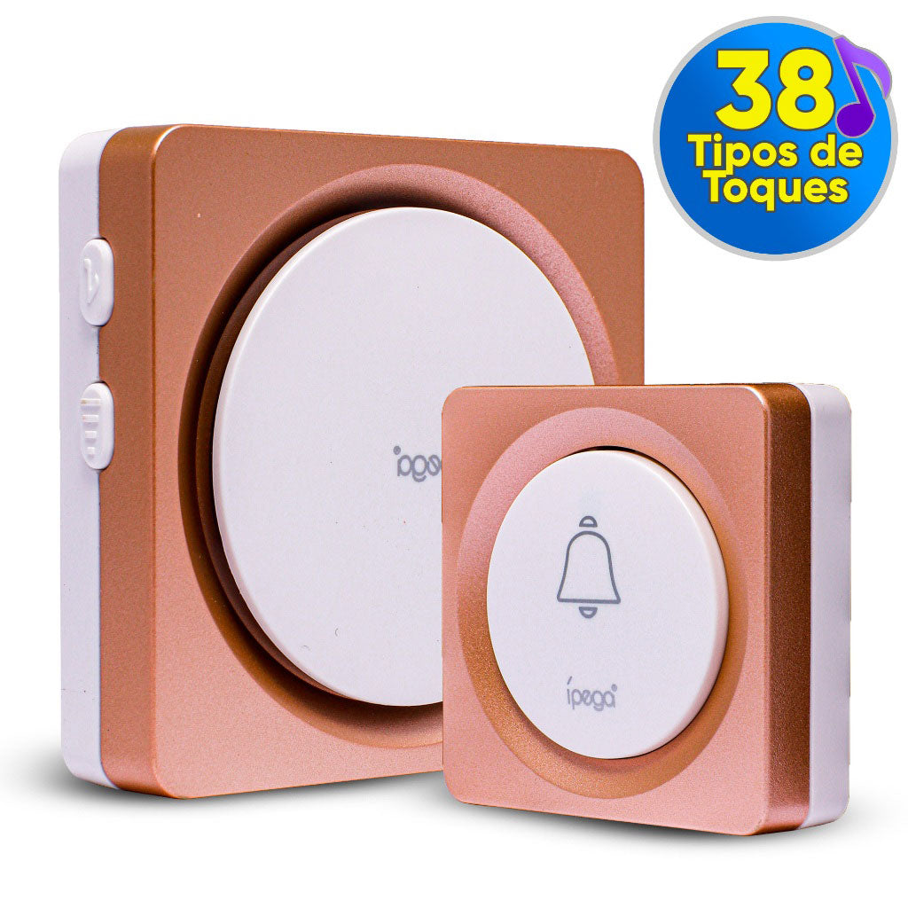 Sonnette sans fil avec batterie sans fil 150 mètres 38 Sonneries – جرس باب لاسلكي تنزوت