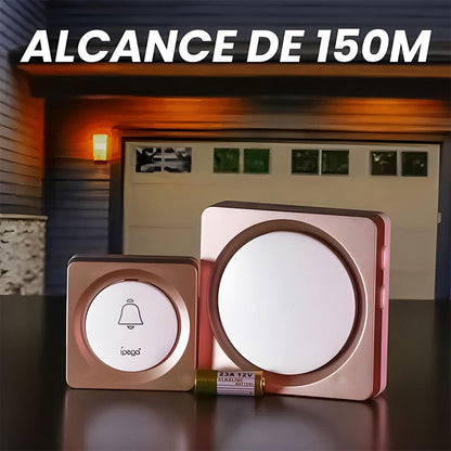 Sonnette sans fil avec batterie sans fil 150 mètres 38 Sonneries – جرس باب لاسلكي تنزوت