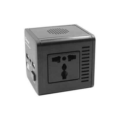 Convertisseur de tension en voiture avec surveillance de puissance 150 watts, 12 volts, 2 USB, 1 USB type C et 2 prises - تنزوت