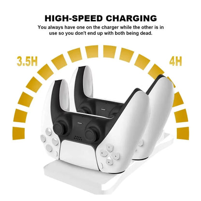Station de charge sans fil Type C Double Chargeur pour Manette PS5 – شاحن يد التحكم تنزوت