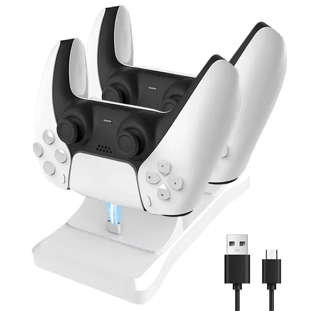 Station de charge sans fil Type C Double Chargeur pour Manette PS5 – شاحن يد التحكم تنزوت