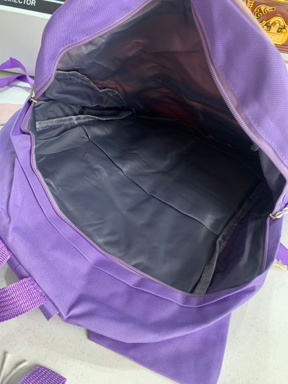 Ensemble de sacs d’école Kawai pour adolescents 5Pcs Guiyu V2 Mauve – محفظة 5 قطع كاواي بنفسجي تنزوت