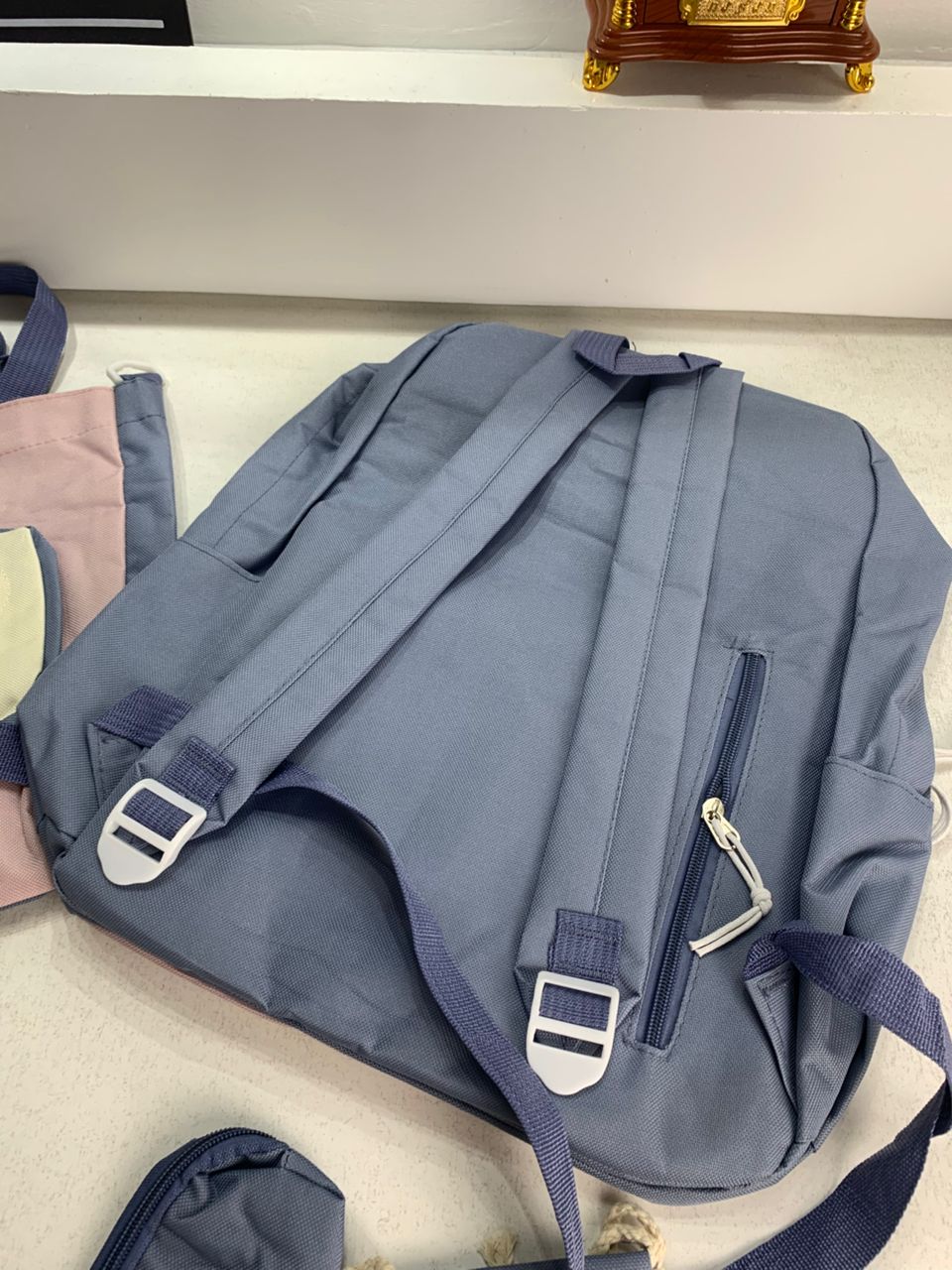 Ensemble de sacs d’école Kawai pour adolescents 5Pcs Guiyu V2 Bleu – محفظة 5 قطع كاواي أزرق تنزوت