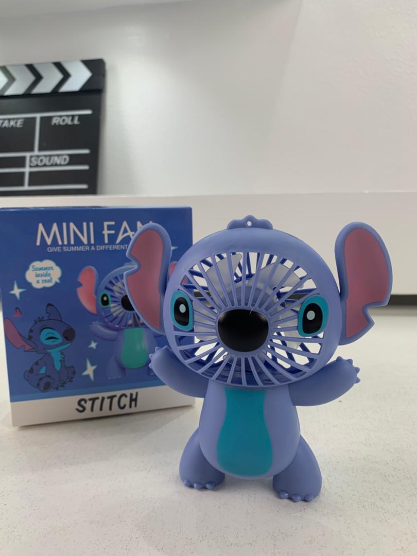 Mini Ventilateur USB Stitch – Design Mignon et Fonctionnel – مروحة محمولة تنزوت
