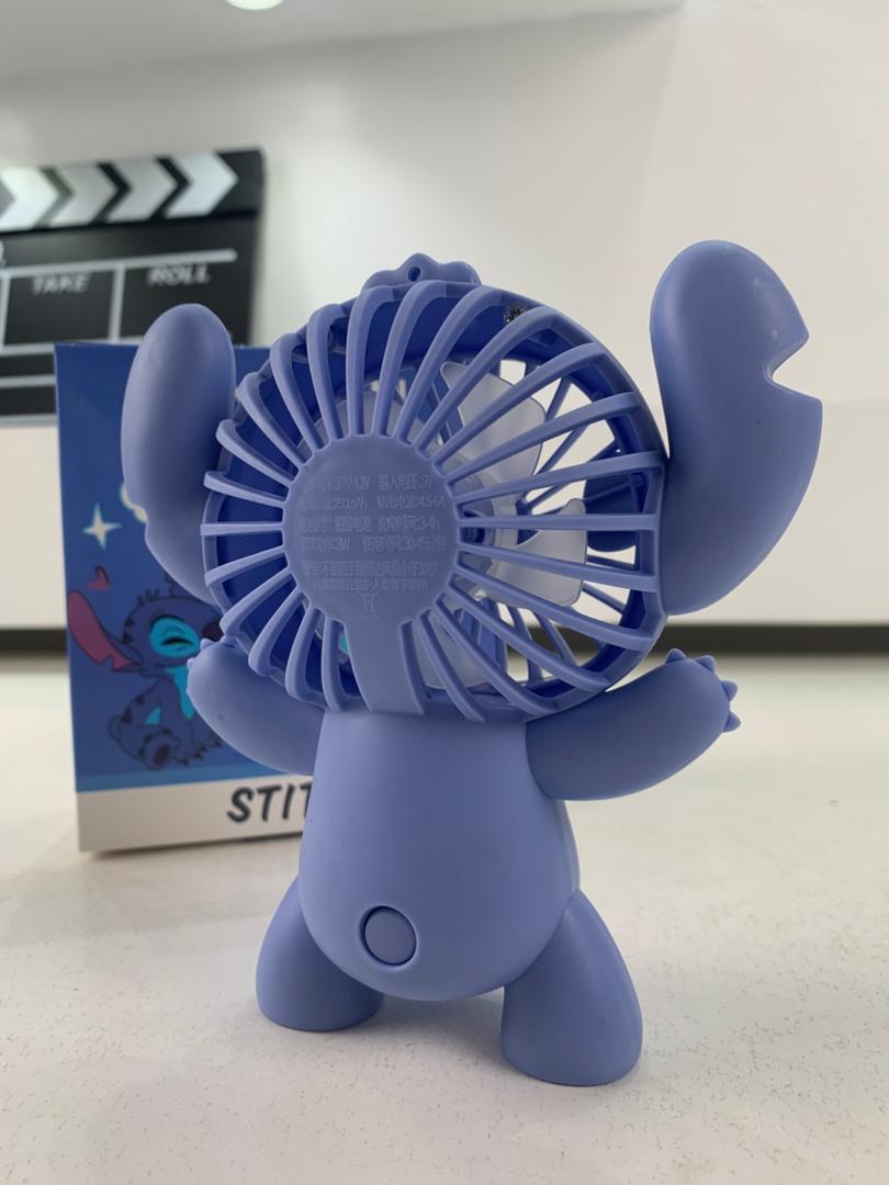 Mini Ventilateur USB Stitch – Design Mignon et Fonctionnel – مروحة محمولة تنزوت