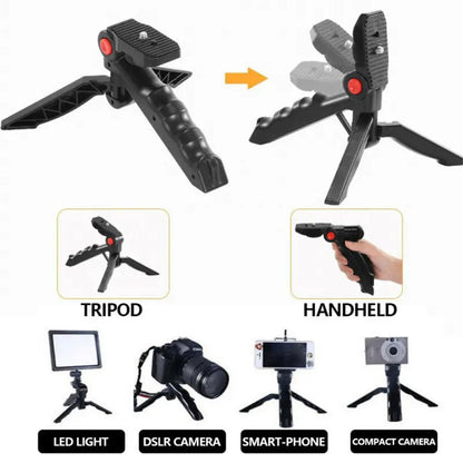 Kit d’enregistrement vidéo pour smartphone et appareil photo avec microphone à LED intégré – طقم تصورير إحترافي مع ميكروفون وإضاءة مدمجة تنزوت