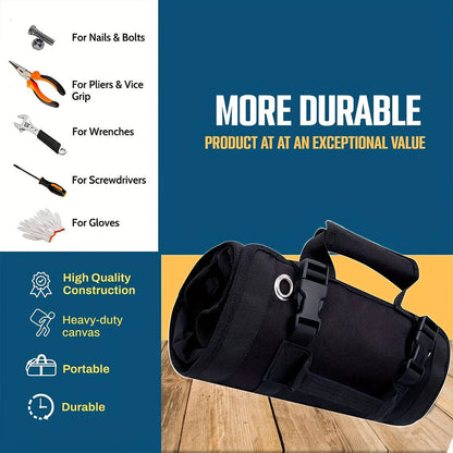 Sac à outils avec 5 poches de Grand Capacité pour Bricolage - حقيبة الأدوات المهنية تنزوت