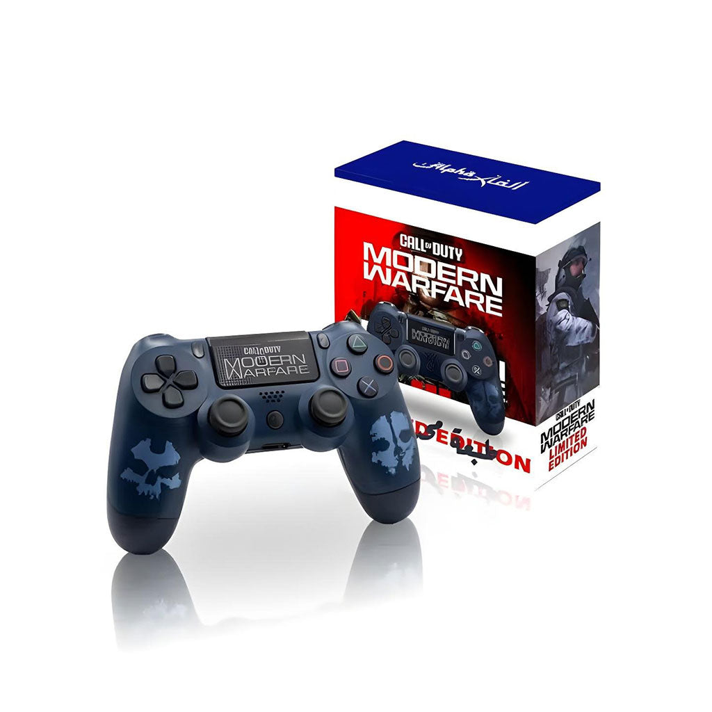 SONY DualShock Manette PS4 Sans Fil, Batterie Rechargeable (High Copy) – Edition Moderne Warfare تنزوت