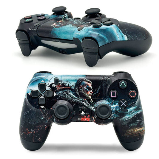 SONY DualShock Manette PS4 Sans Fil, Batterie Rechargeable (High Copy) – Edition Valhala AC تنزوت