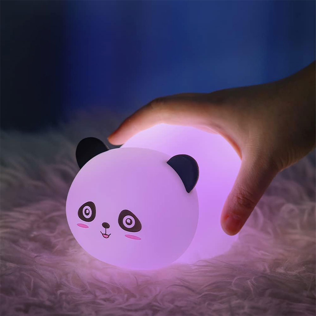 Lampe Tactile en Silicone Rechargeable USB - Veilleuse Enfant Panda تنزوت
