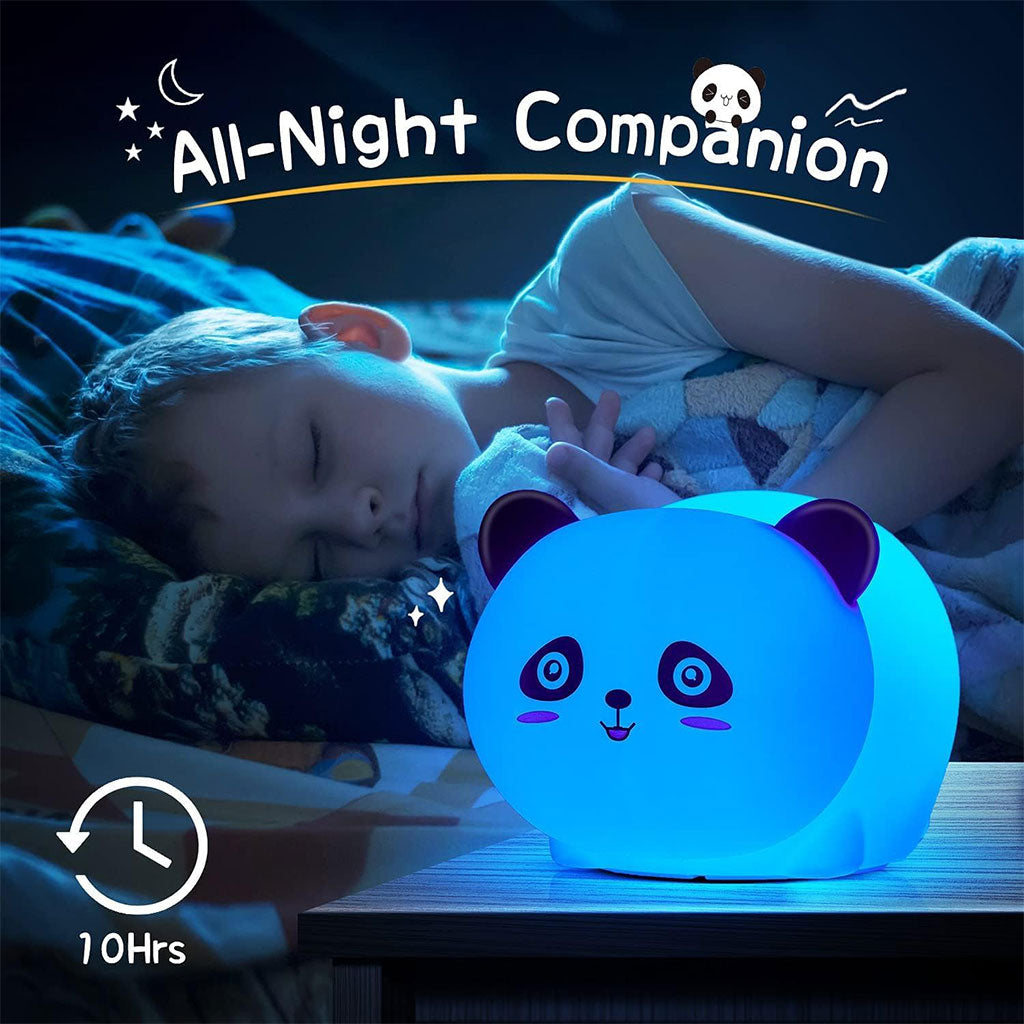 Lampe Tactile en Silicone Rechargeable USB - Veilleuse Enfant Panda تنزوت