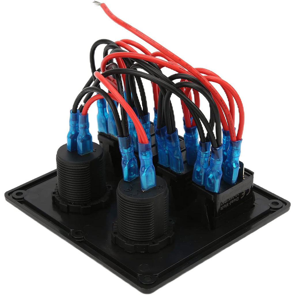 Panneau de commande 12-24V à 4 Interrupteur – لوحة تحكم تنزوت