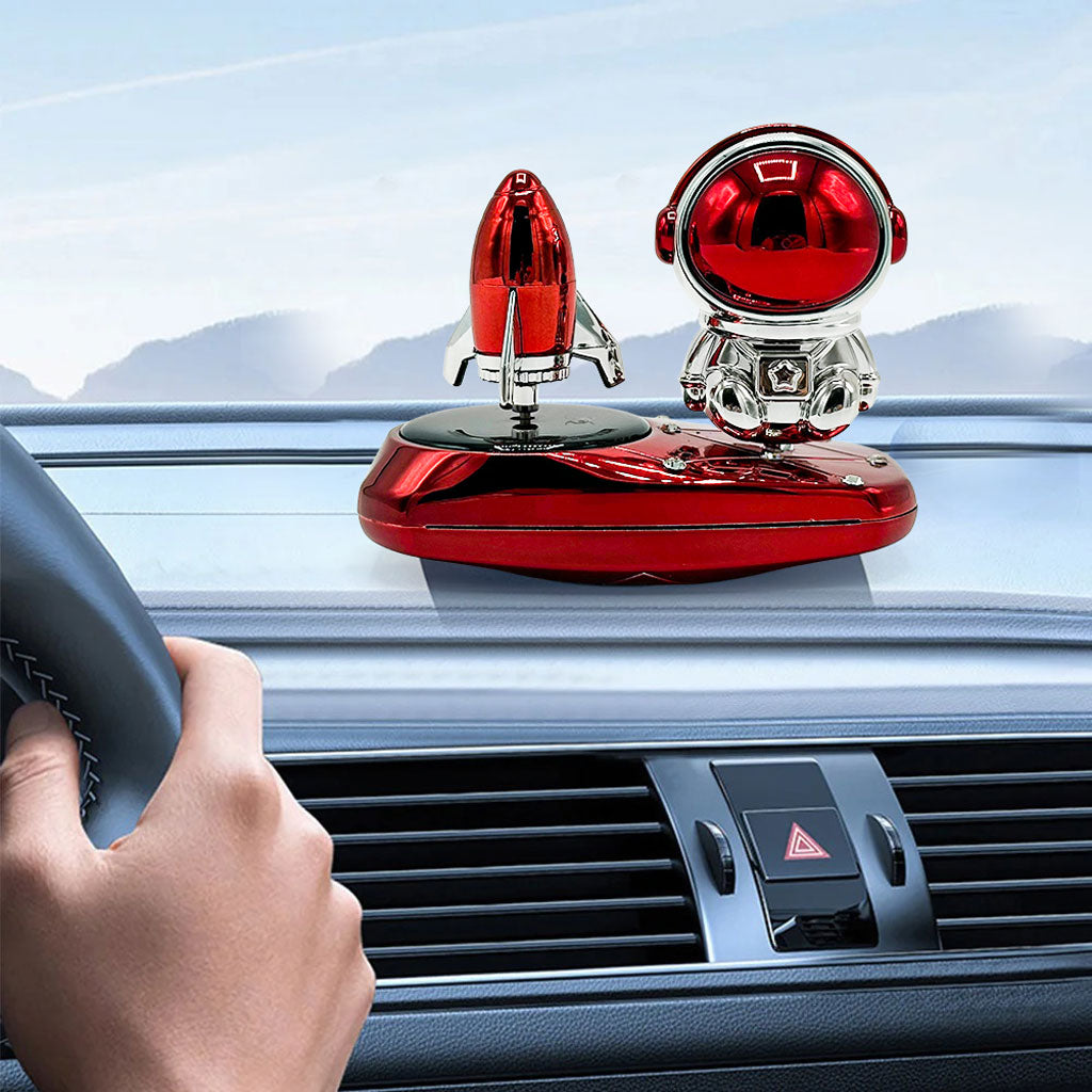 Parfum Voiture Solaire Décor Astronaute – موزع العطر في السيارة - تنزوت