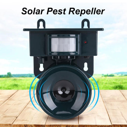 Répulsif solaire sonique pour animaux et oiseaux avec détecteur de mouvement – جهاز طارد للحيونات والطيور تنزوت