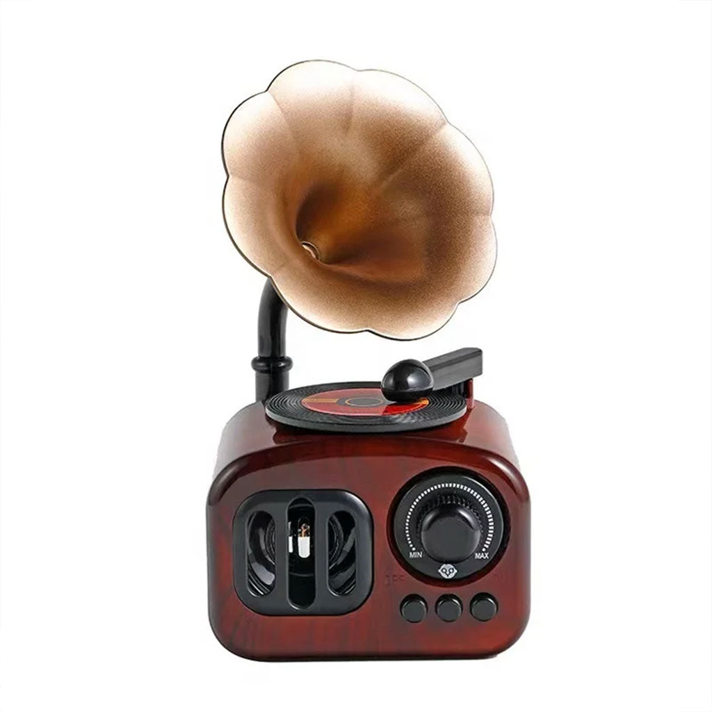 Boîte à musique rétro en bois, phonographe pour maison, Table classique تنزوت