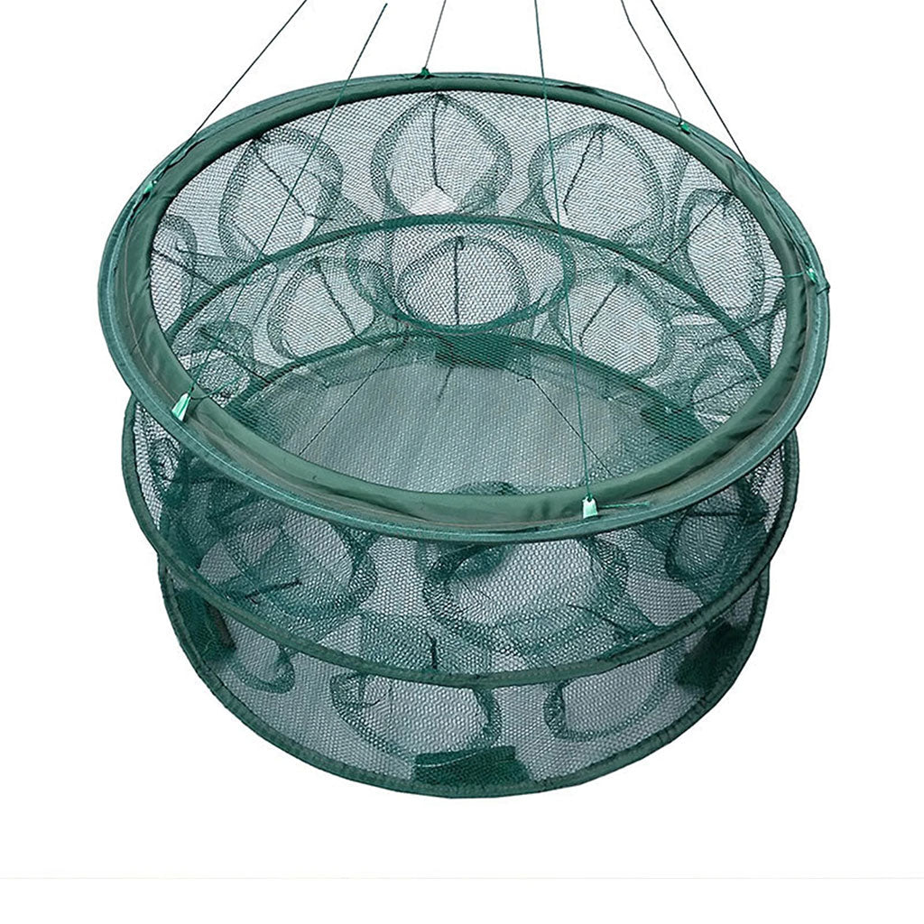 Piège de Pêche Poissons Rond 20 Trous pliable et portable 70cm – شبكة صيد الأسماك