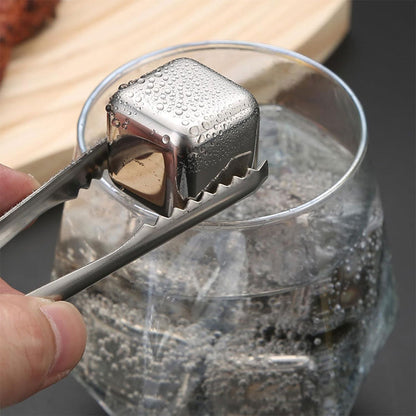 Pierres de glaçons réutilisables en acier inoxydable pour votre boisson – مكعبات الثلج للتبريد لمدة طويلة تنزوت