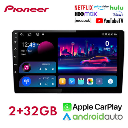 Pioneer Écran de voiture Android de 10.4 pouces compatible Apple CarPlay Android Auto – شاشة ذكية للسيارة تنزوت
