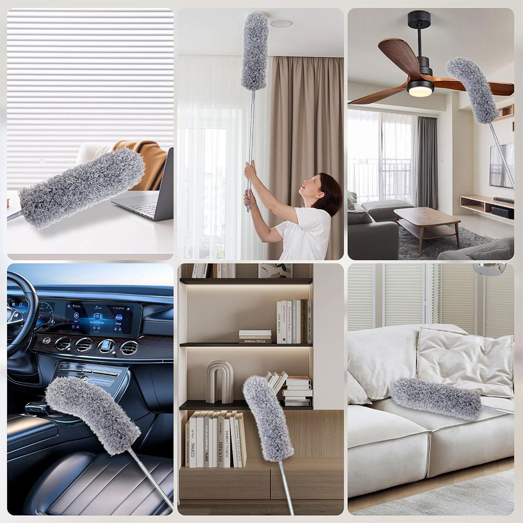 Plumeau télescopique Lavable en Microfibre – أداة تنظيف في الزوايا البعيدة تنزوت