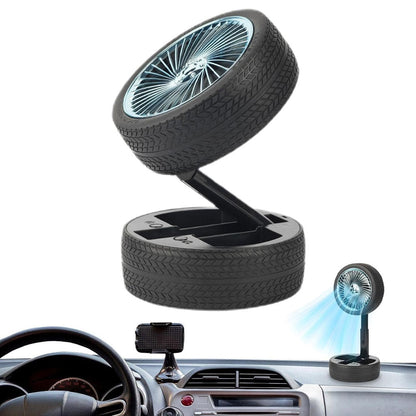 Ventilateur Pliable et Portable Forme Roue Silencieux avec 3 Vitesse – مروحة محمولة تنزوت