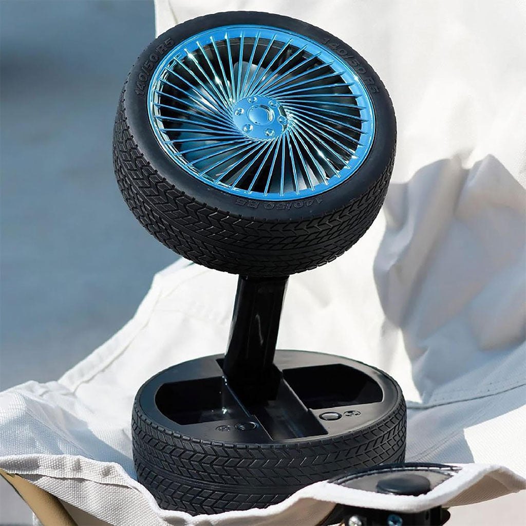 Ventilateur Pliable et Portable Forme Roue Silencieux avec 3 Vitesse – مروحة محمولة تنزوت