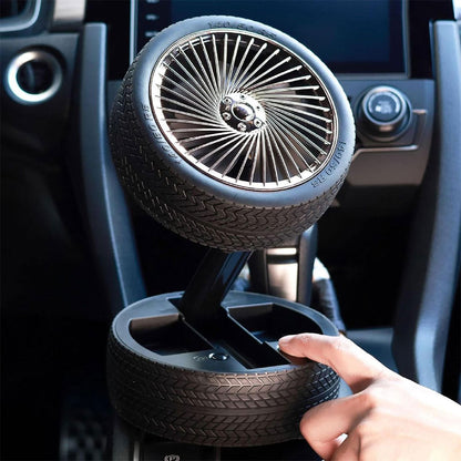 Ventilateur Pliable et Portable Forme Roue Silencieux avec 3 Vitesse – مروحة محمولة تنزوت