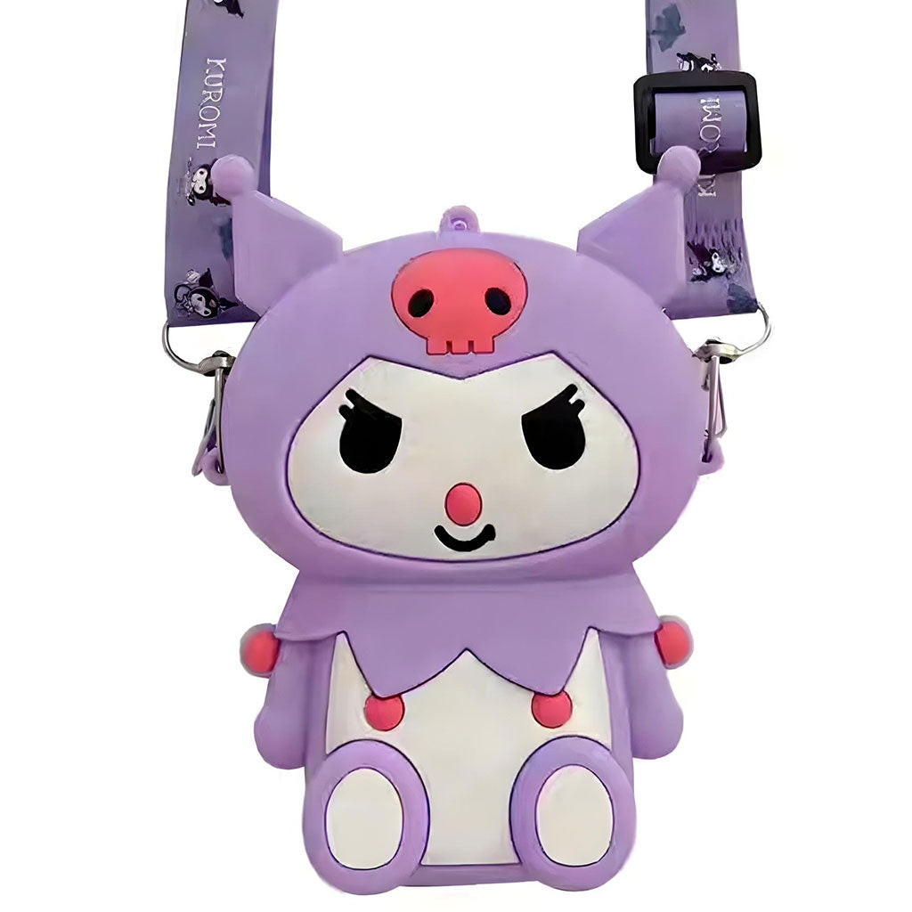 Mini Sac à Bandoulière Kuromi – Accessoire Kawaii pour Enfants et Fans de Manga تنزوت