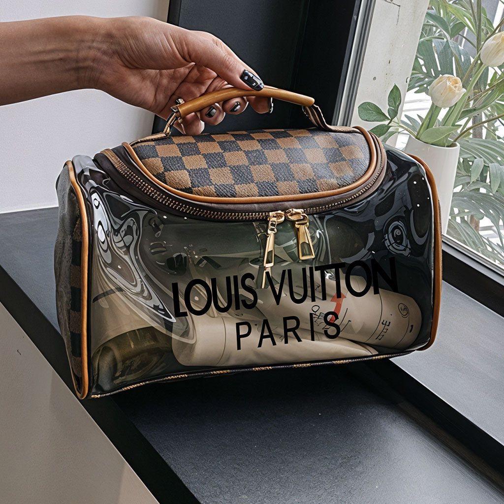 Pochette de Bain pour Produits Cosmétiques LV Unisexe – حقيبة أغراض الحمام تنزوت
