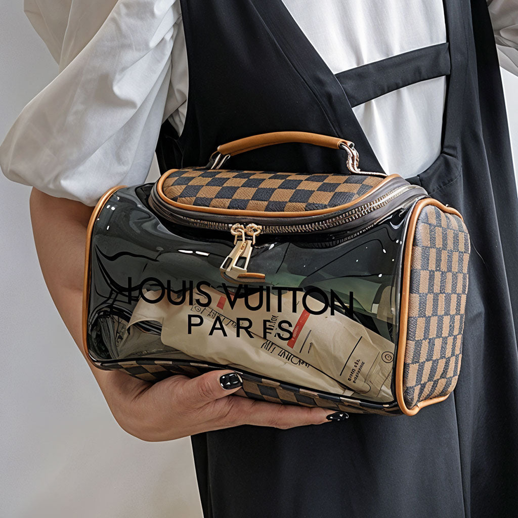 Pochette de Bain pour Produits Cosmétiques LV Unisexe – حقيبة أغراض الحمام تنزوت