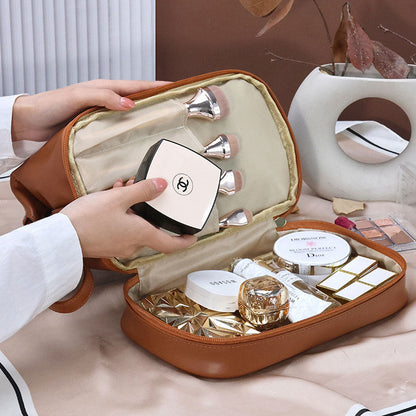 Trousse Maquillage et Pinceaux Imperméable à Double Couche تنزوت