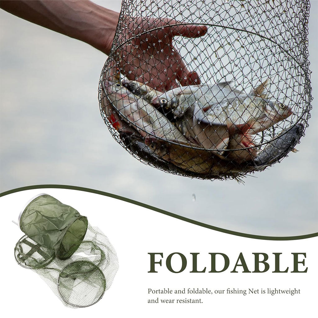 Filet de Pêche Pliable en Maille Facile à Ranger – شبكة صيد الأسماك تنزوت