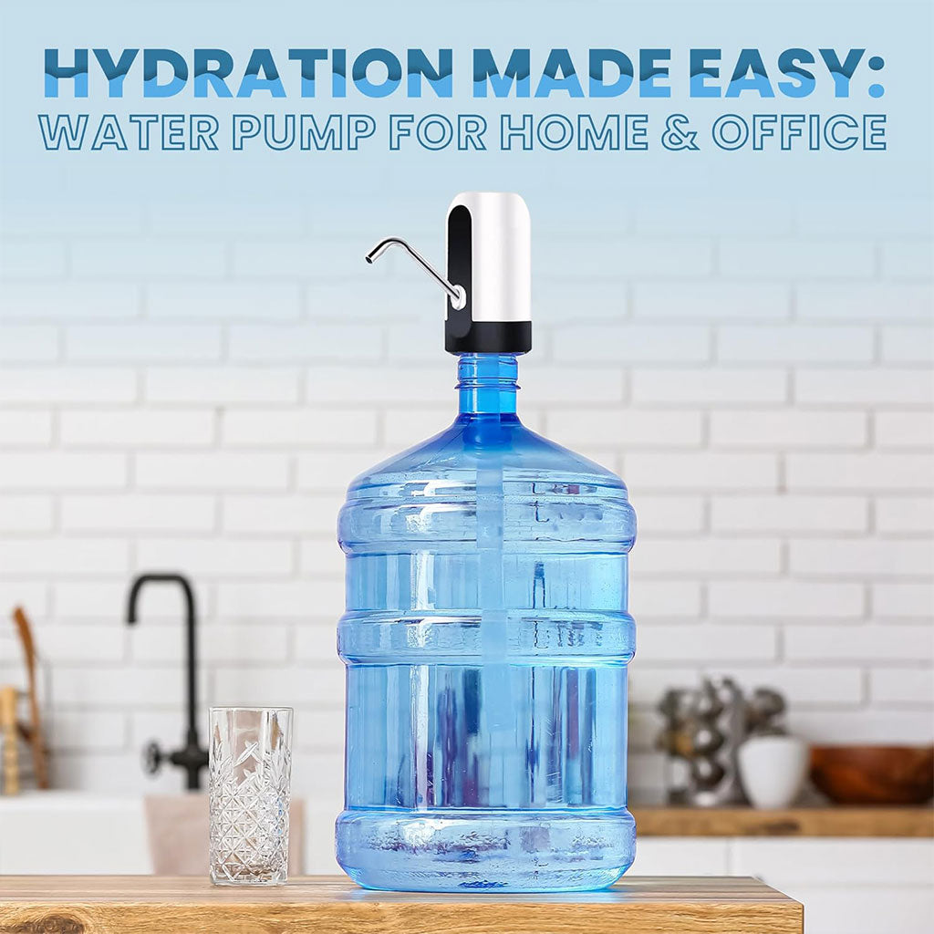 Pompe à bouteille d’eau, distributeur d’eau universel de 5 gallons rechargeable تنزوت