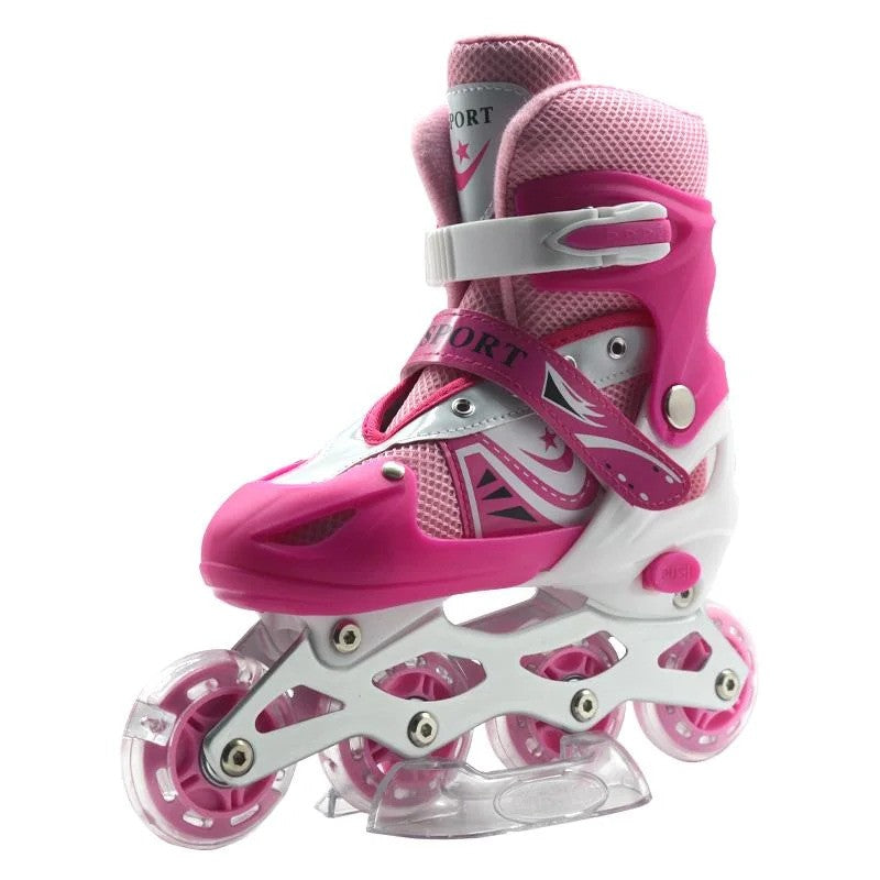 les rouleurs Alignées Confortables pour Enfants avec des roues RGB - pointure DE 32- 38 تنزوت