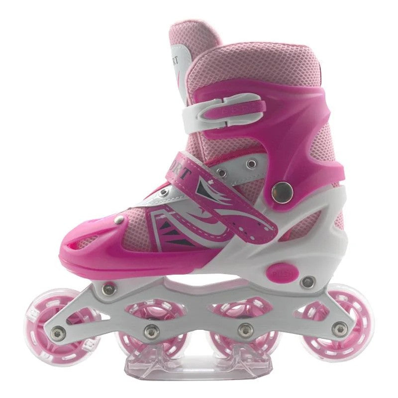 les rouleurs Alignées Confortables pour Enfants avec des roues RGB - pointure DE 32- 38 تنزوت